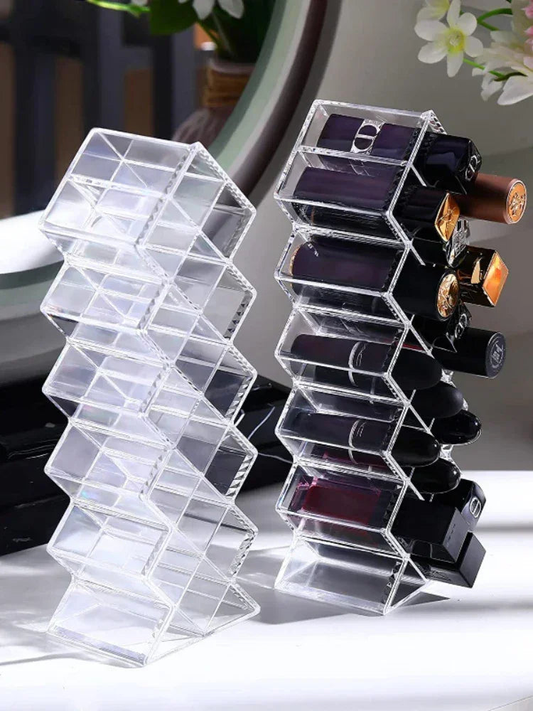 Professional Acrylic Lipstick Organizer