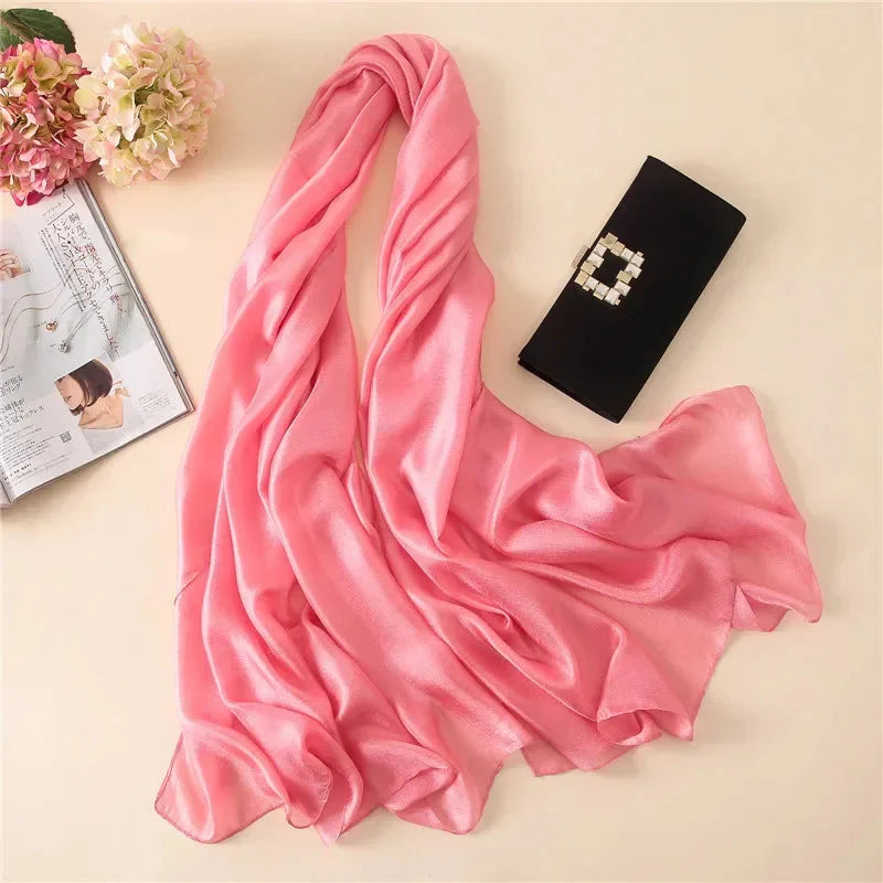 Silk Linen Shawls Scarves