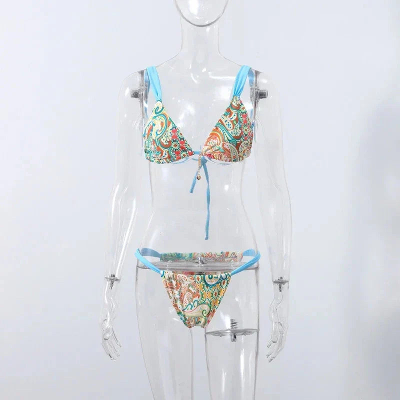 Mykonos Bikini & Skirt Set