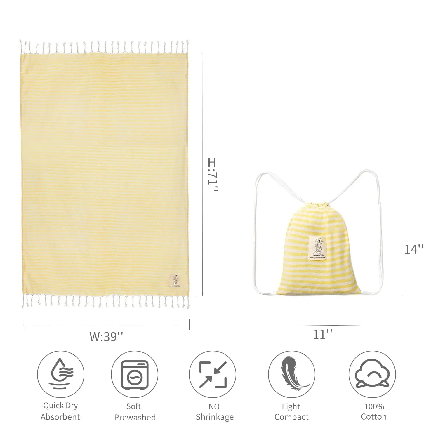 Luxury 100% cotton Turkish spa bath towel