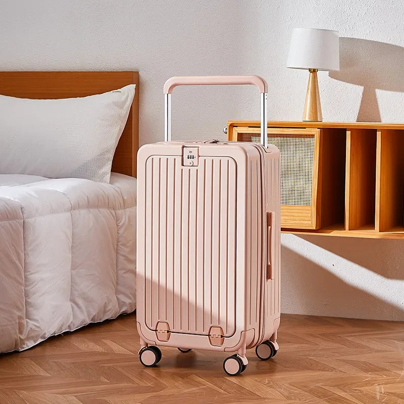 20"22"24"26 Inch Travel Suitcase Trolley Case with Cup Holder