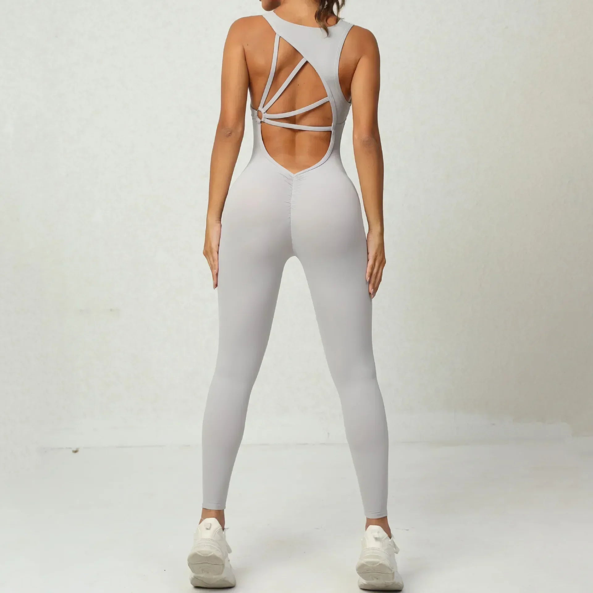 Scrunchy Booty Gym Jumpsuit