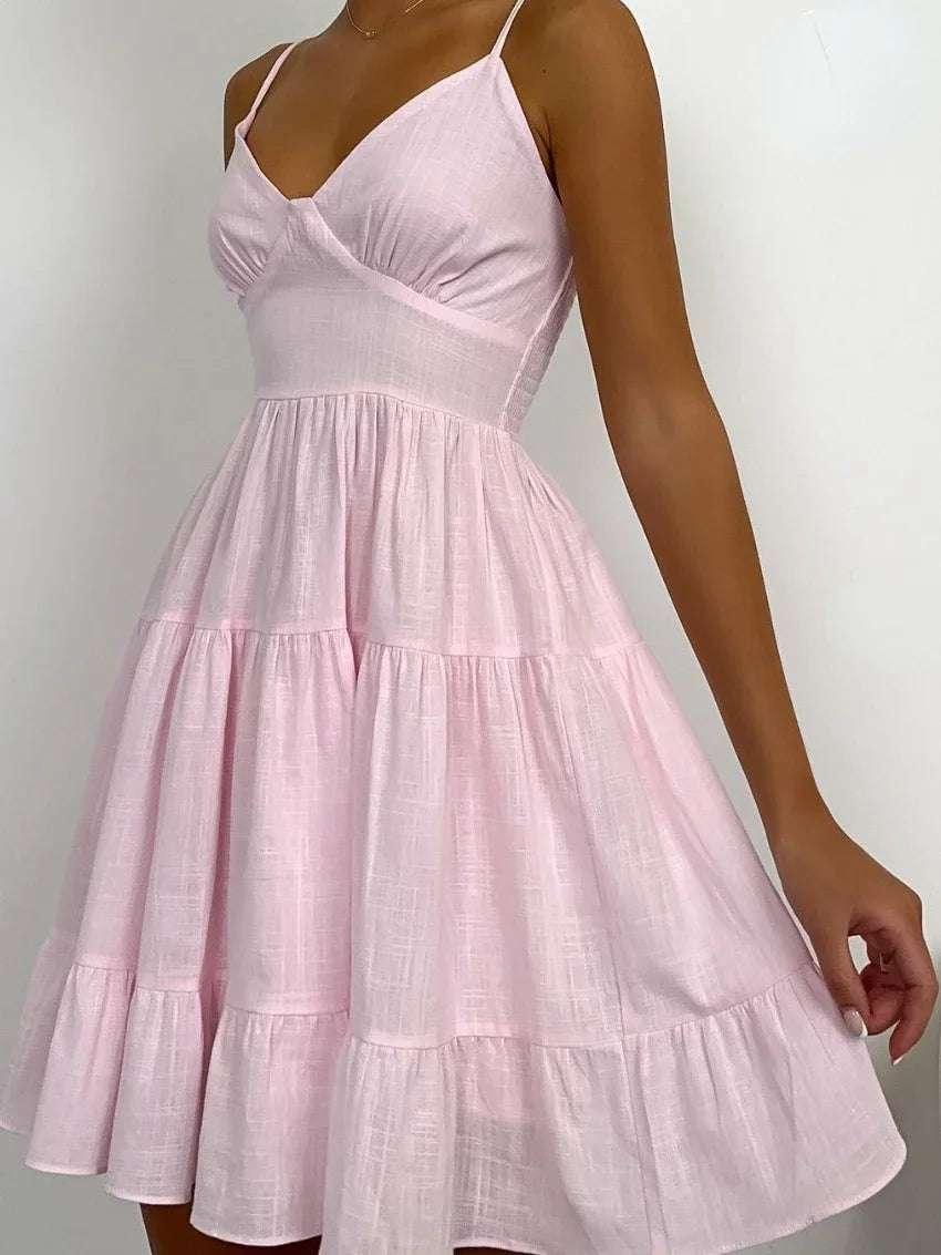 Vintage Linen Summer Dress