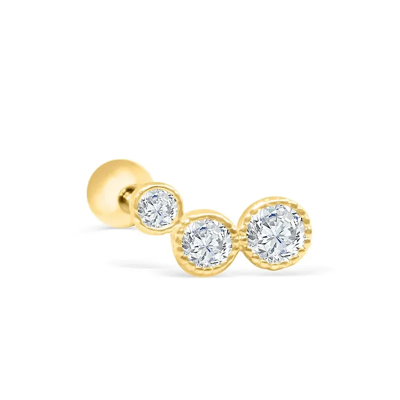 Moon Stud Earrings