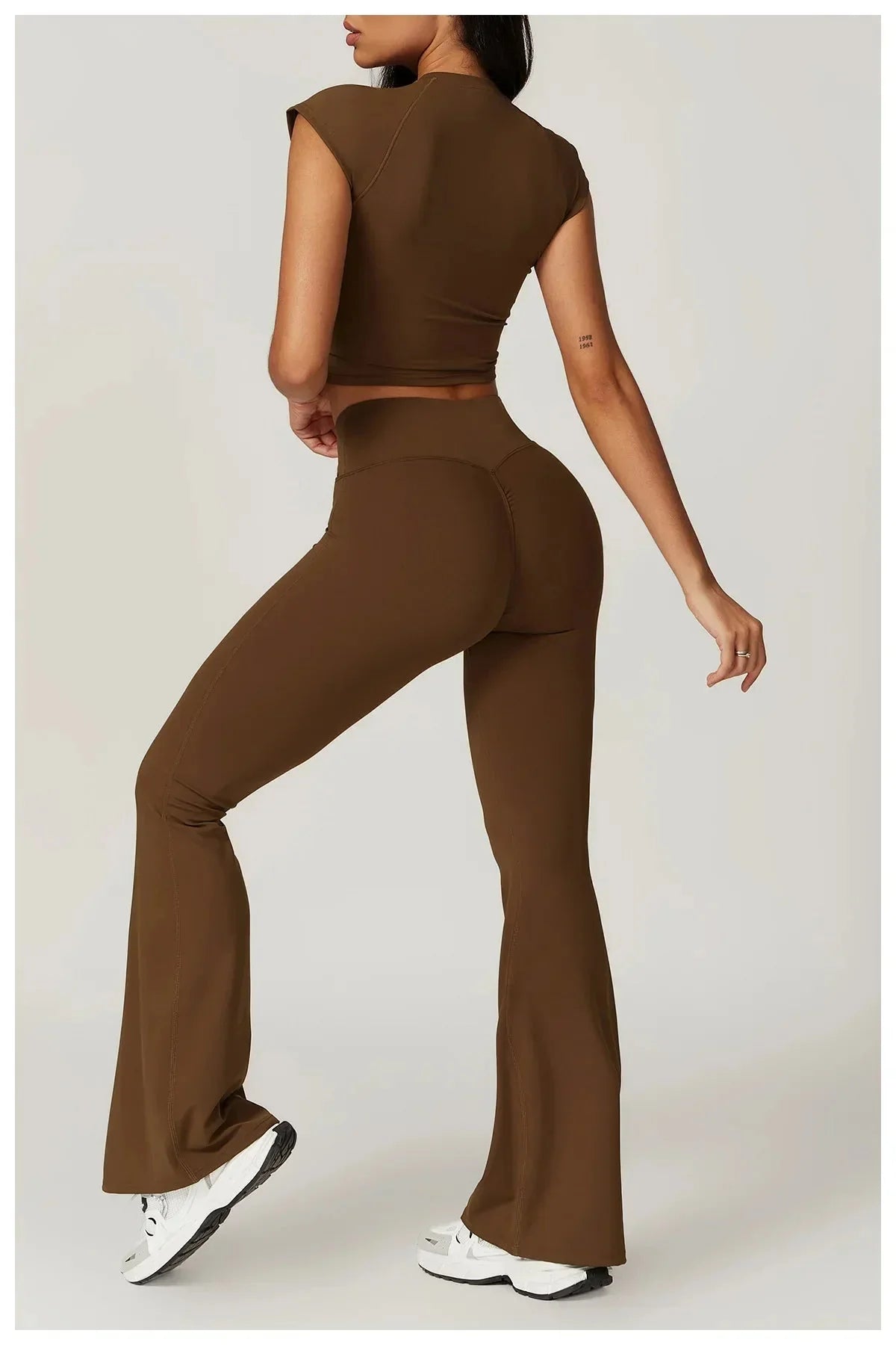 Women's Wide Leg High Waist Yoga Set