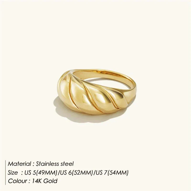 Fashion Ring 316L Stainless Steel Ring Anillo Ringen Mujer Women Rings Bague Couple Matching Jewlery Fashion Gifts Do not fade