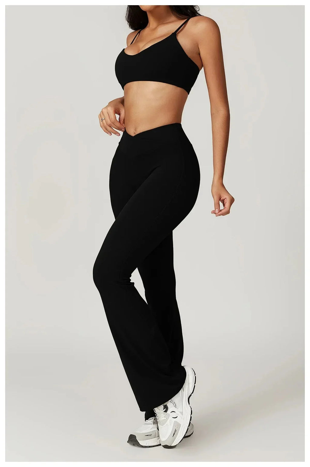 Women's Wide Leg High Waist Yoga Set