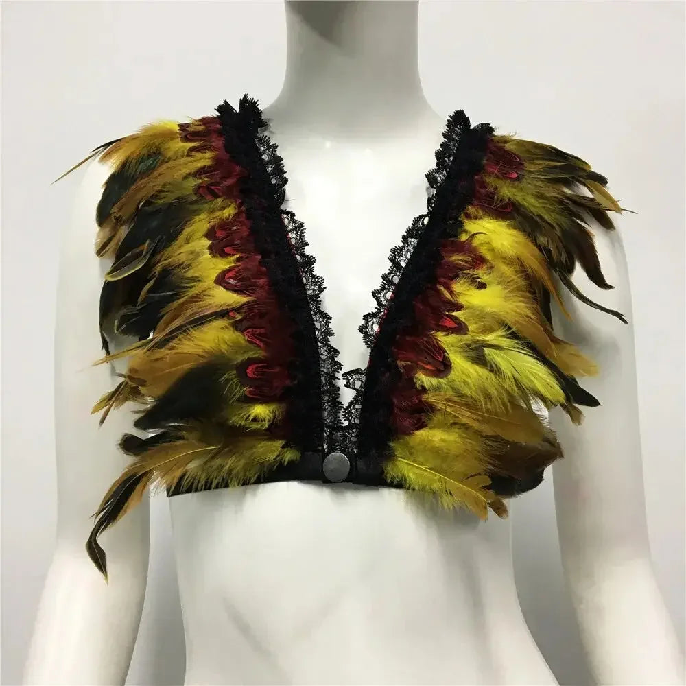 Music Festival LUX Feather Top