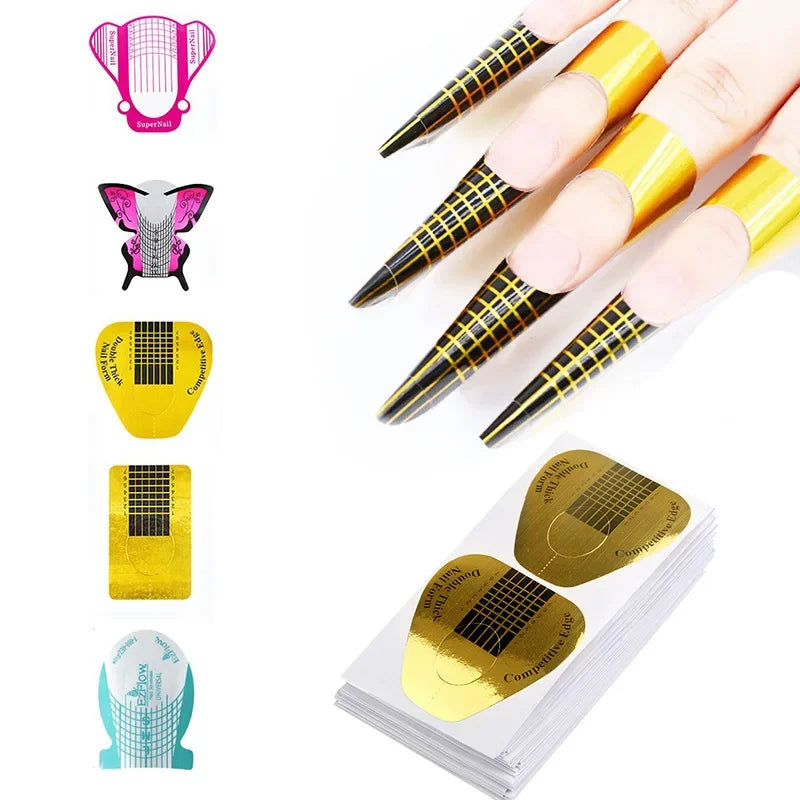 French Nail Tips Nail Sticker 100pcs