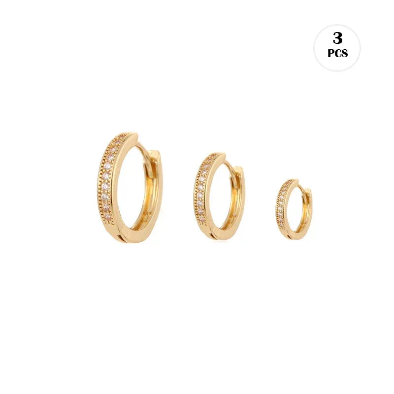 Cubic Zirconia Fashion Stud Earings (Mix and Match)