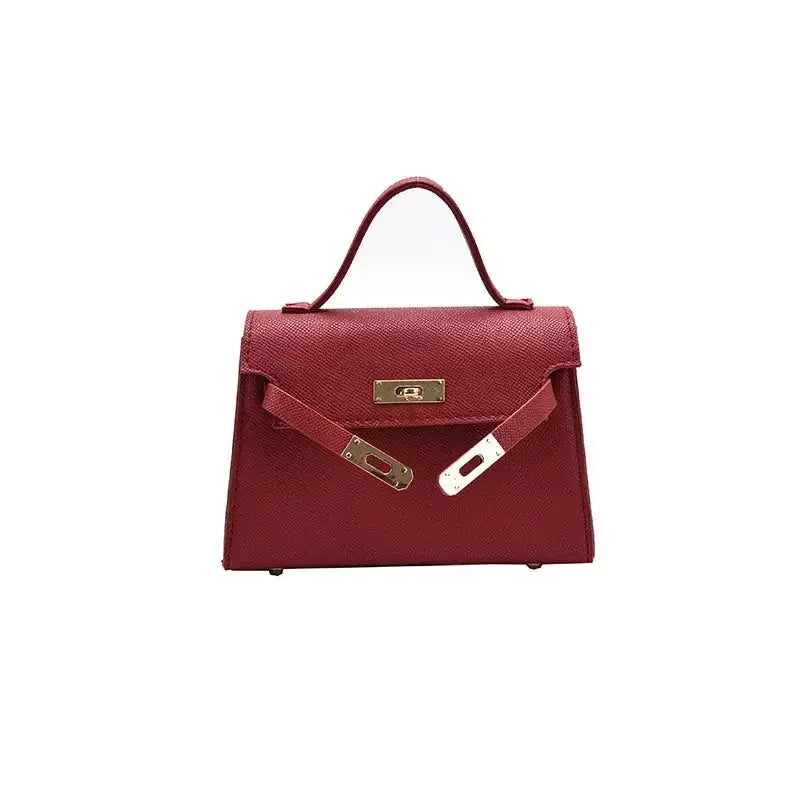 Small Bag Women's New Trend Handbag Single Shoulder Backpack Simple Texture Cross-Body Women's Bag"