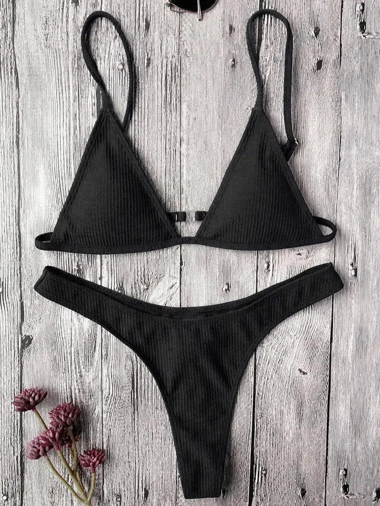 Bandeau Ribbed Bikini