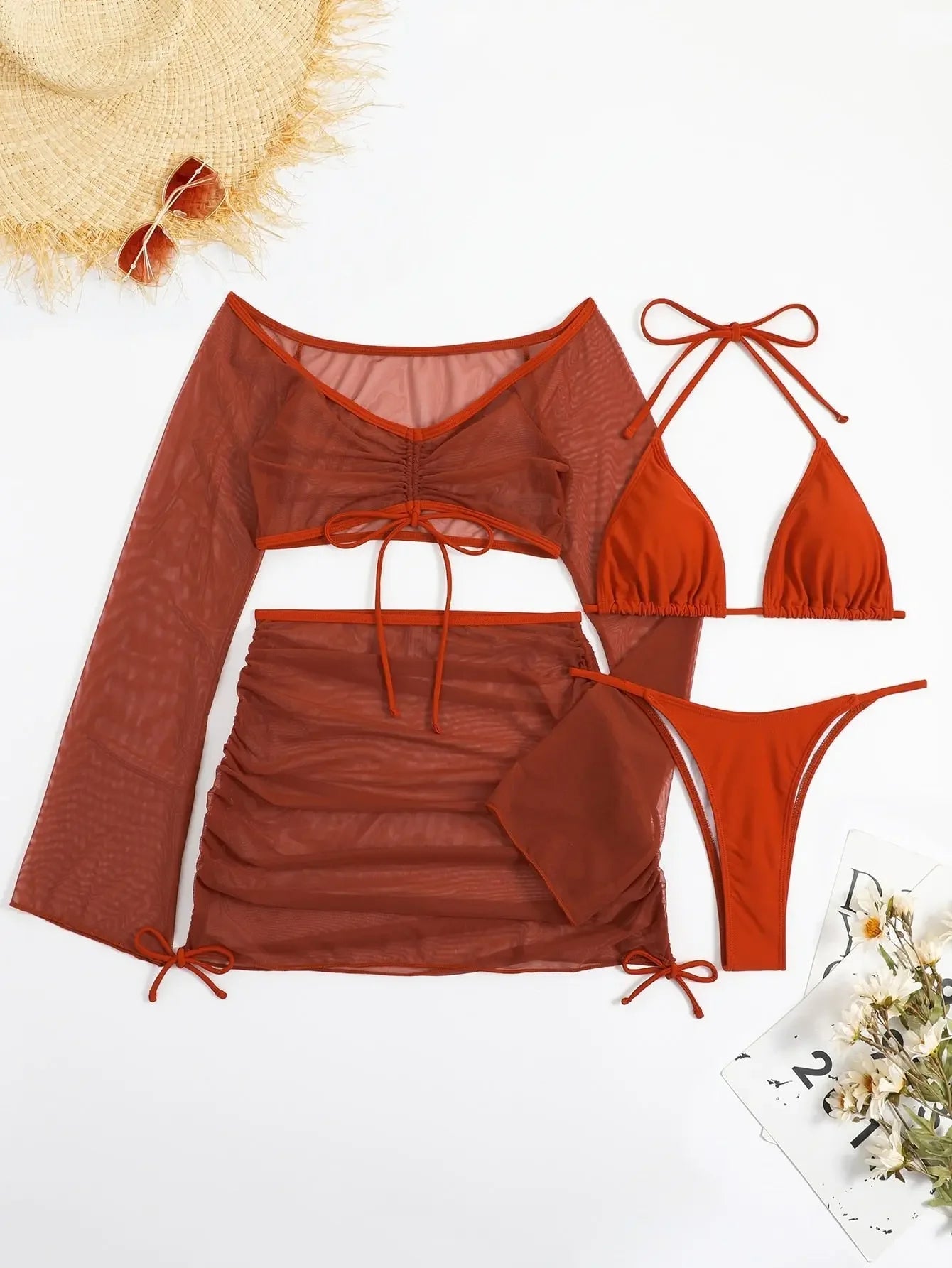 Cancun Bikini Swimsuit & Cover Up Set