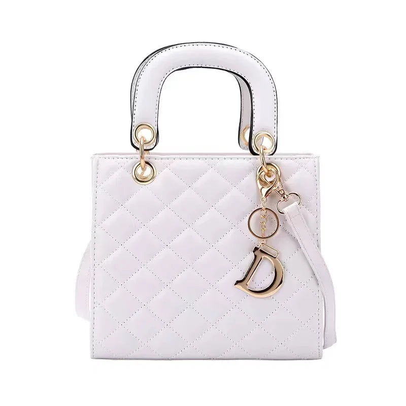 Diamond Stitch Handle Bag