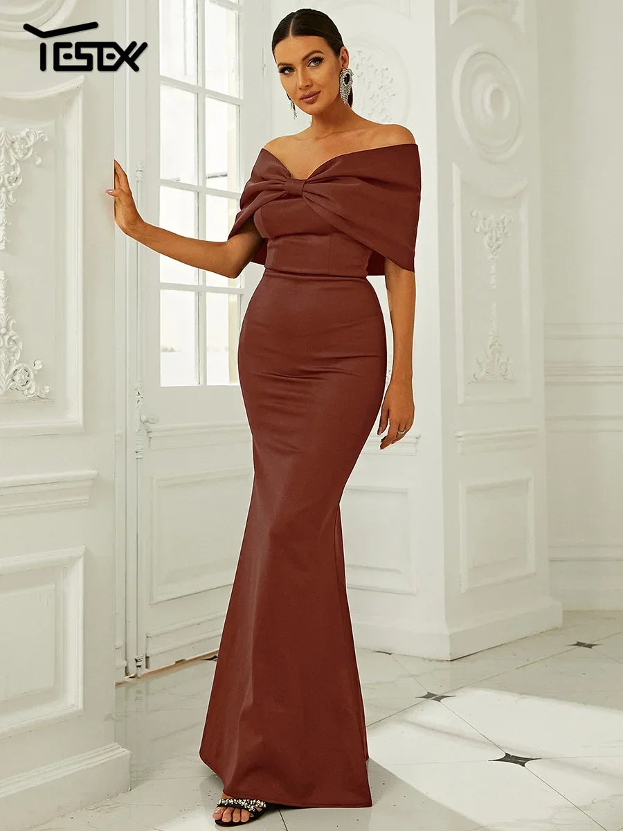 Mermaid Maxi Evening Dress