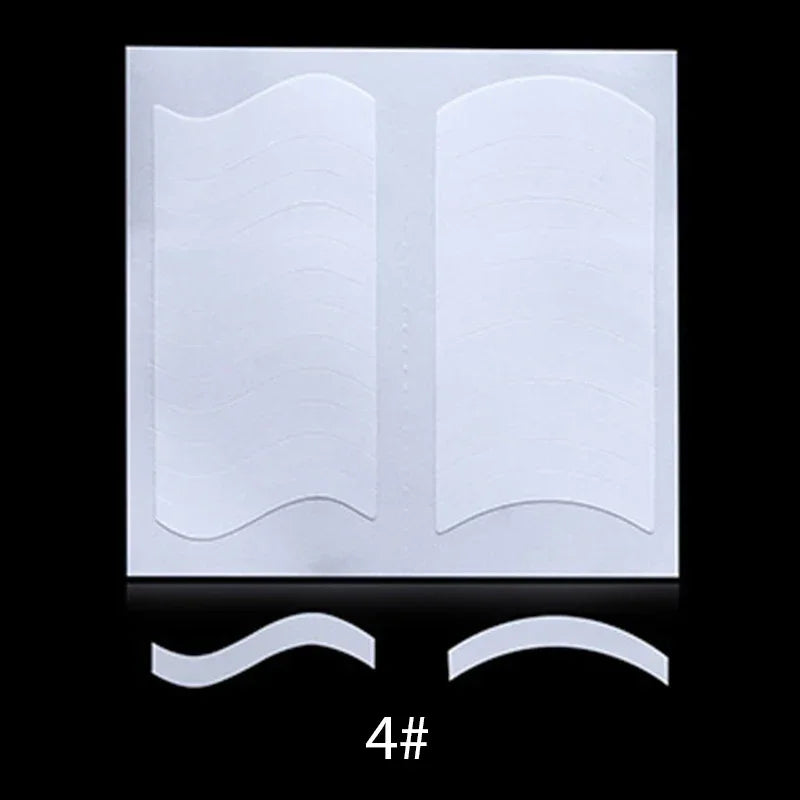 White French Manicure Nail Sticker Stencil
