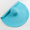 Oversized Foldable Wide Brim Sun Hat For UV Protection