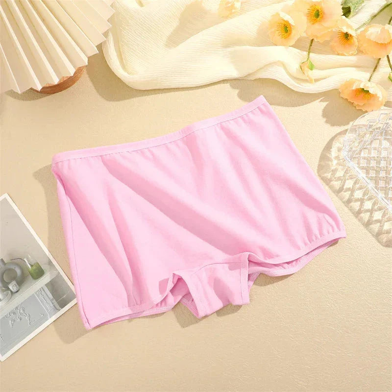 Women's Cotton Seamless Sports Boxers XS-XL