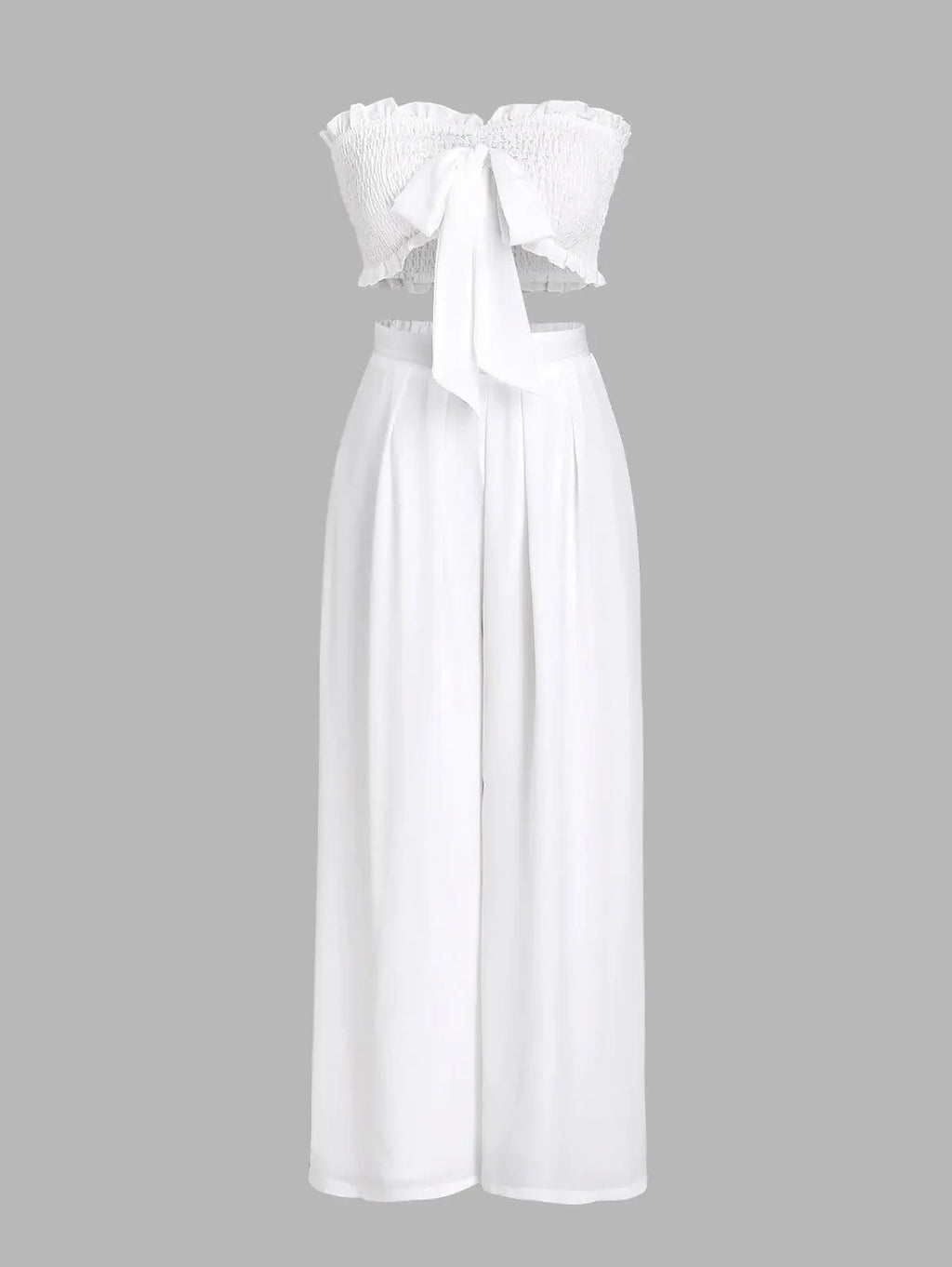 LUX Resort Bandeau & Wide Leg Pants Set