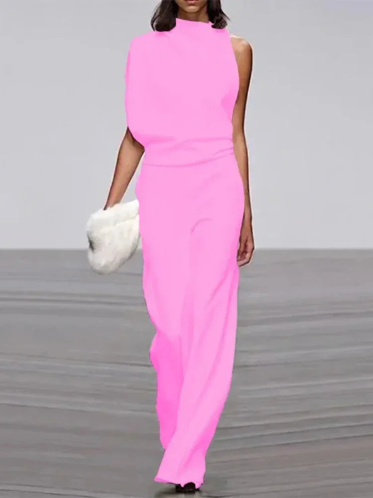 LUX Designer Wide Leg Jumpsuit