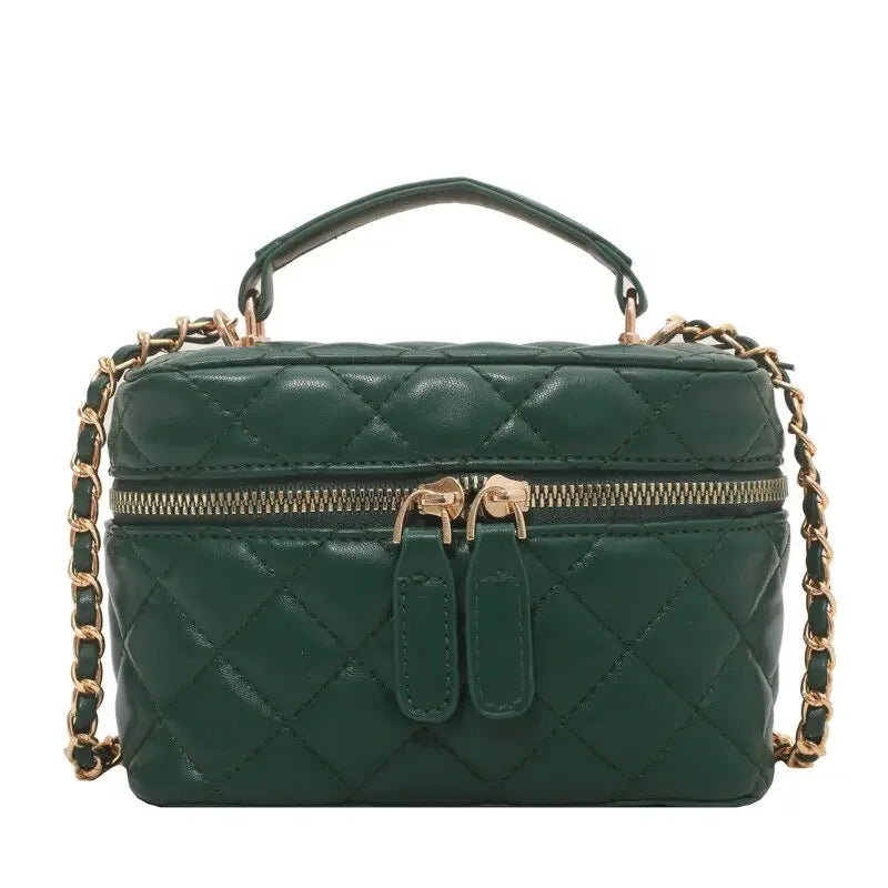 Luxury Mini Box Crossbody Bags for Women Sling Bag Brands Small Chains Shoulder Bag 2022 Square Purses and Handbags Tote Clutch