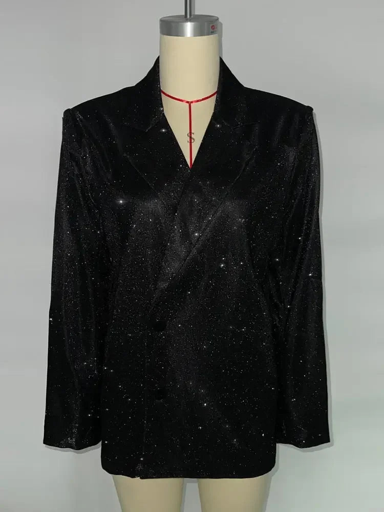 Glitz Blazer & Pants Matching Set
