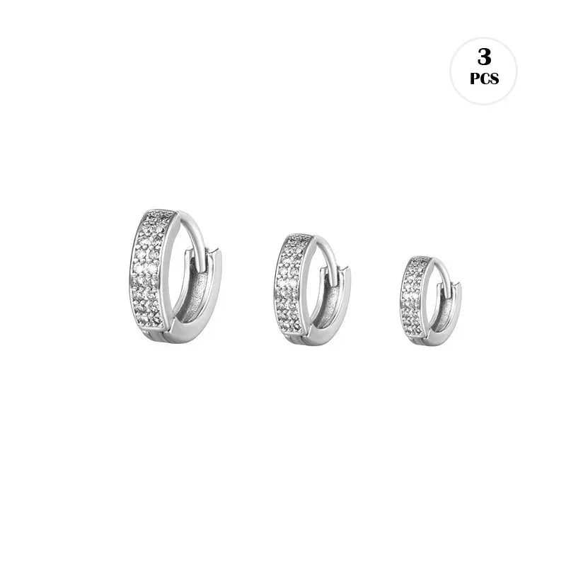Cubic Zirconia Fashion Stud Earings (Mix and Match)