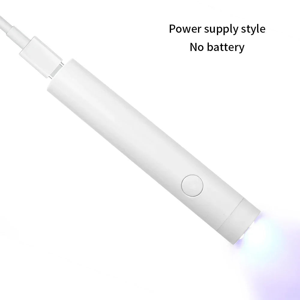 CNHIDS Portable Salon Quick Dry USB Nail Dryer Machine Home Phototherapy Tools Professional UV LED Nail Lamp Mini Flashlight Pen