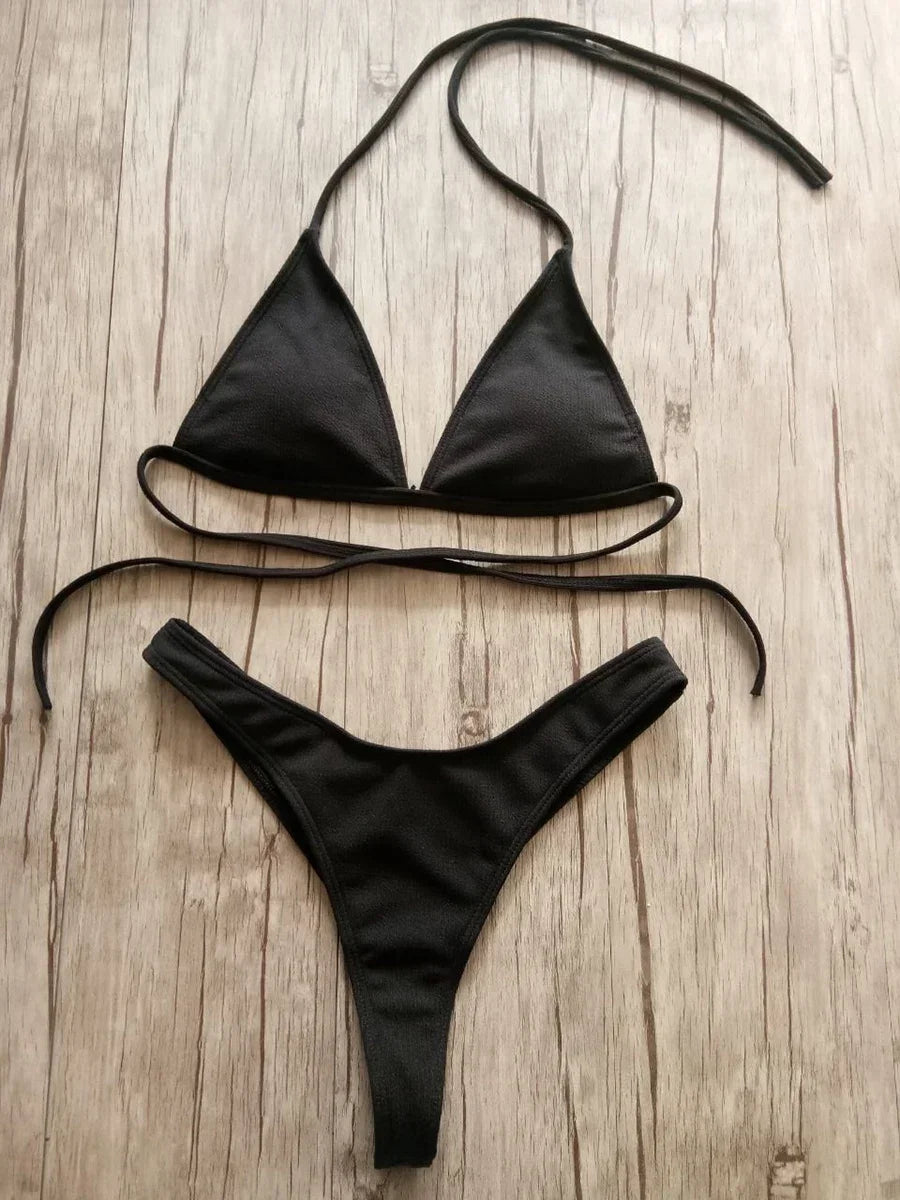 Bandeau Ribbed Bikini