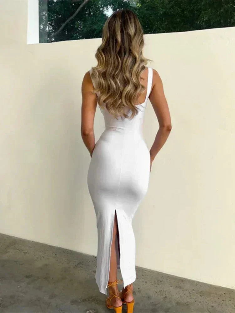 Siesta Elegant Bodycon Maxi Dress