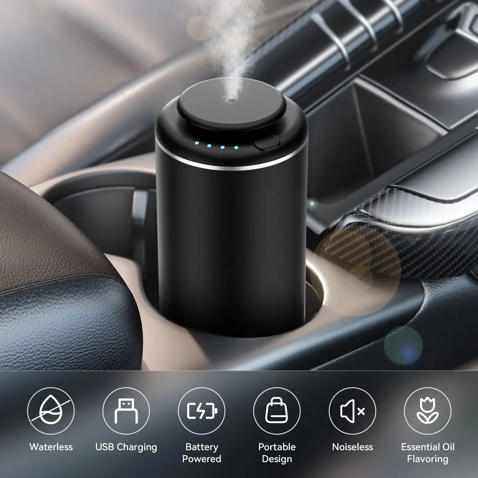 Zen USB Rechargeable Aromatherapy Essential Oil Diffuser