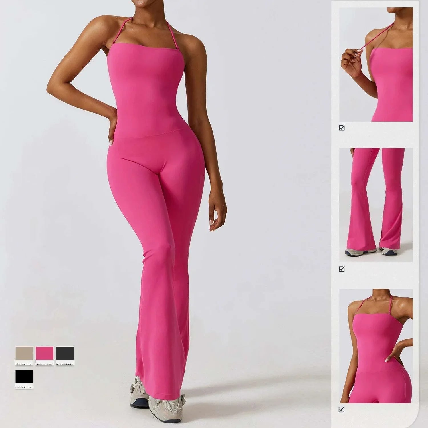 Luxe Yoga Fitness Jumpsuit