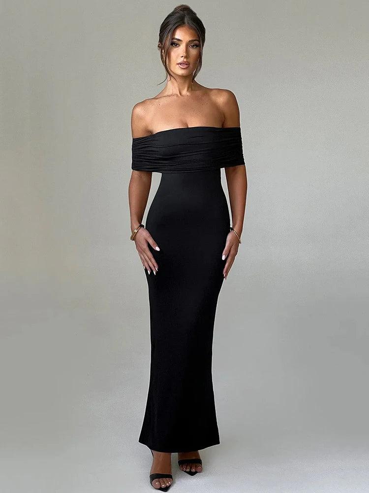 Unforgettable Low Back Maxi Dress