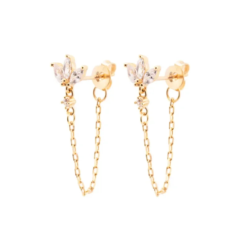 Cubic Zirconia Fashion Stud Earings (Mix and Match)