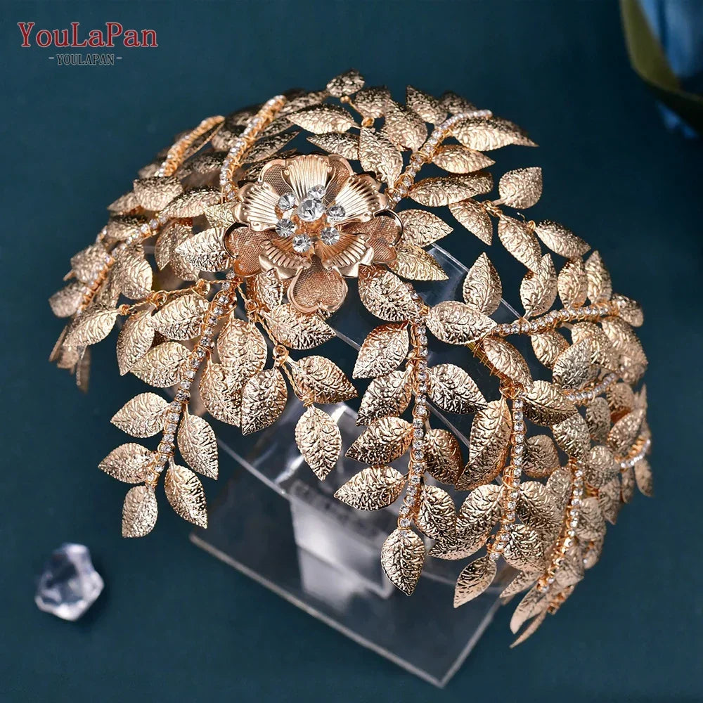 YouLaPan HP496 Fashion Woman Headband Rhinestone Bridal Headpiece Wedding Hair Accessories Bride Tiara Pageant Headdresses