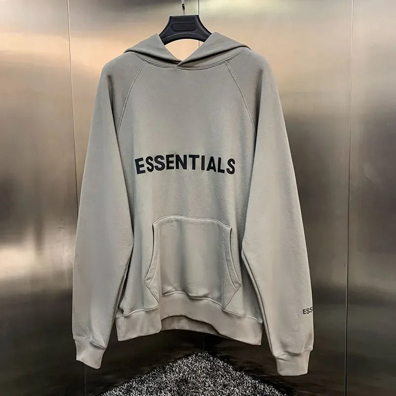 ESSENTIALS Fleece Oversized Hoodie Pullover