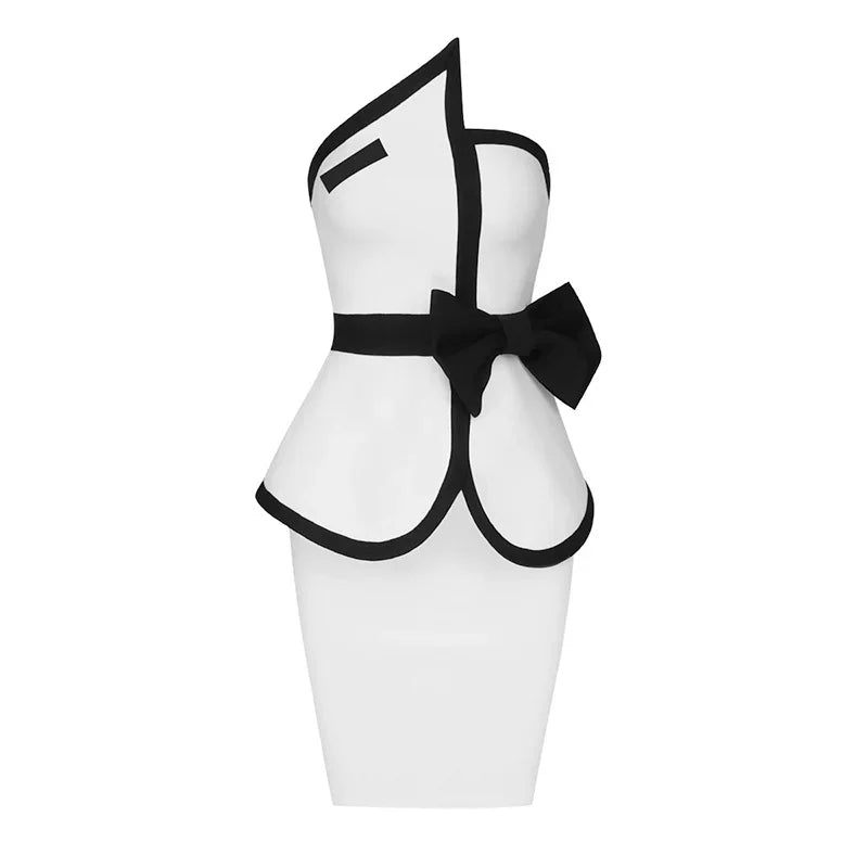 Monaco Strapless Top & Mini Skirt Set