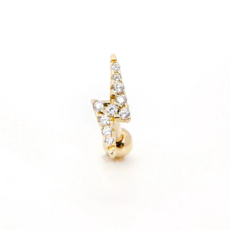 Moon Stud Earrings