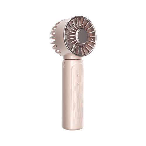 Ice Cool Turbo Mini Fan with Digital Display – USB Rechargeable &