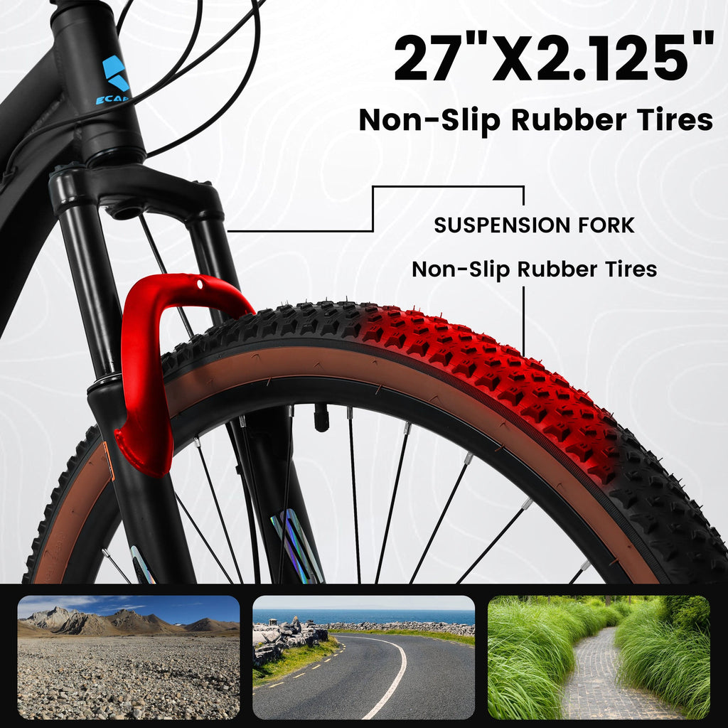 Carpat™ MTB Velocity 27 – 27.5" Aluminum Mountain Bike (21-Speed,