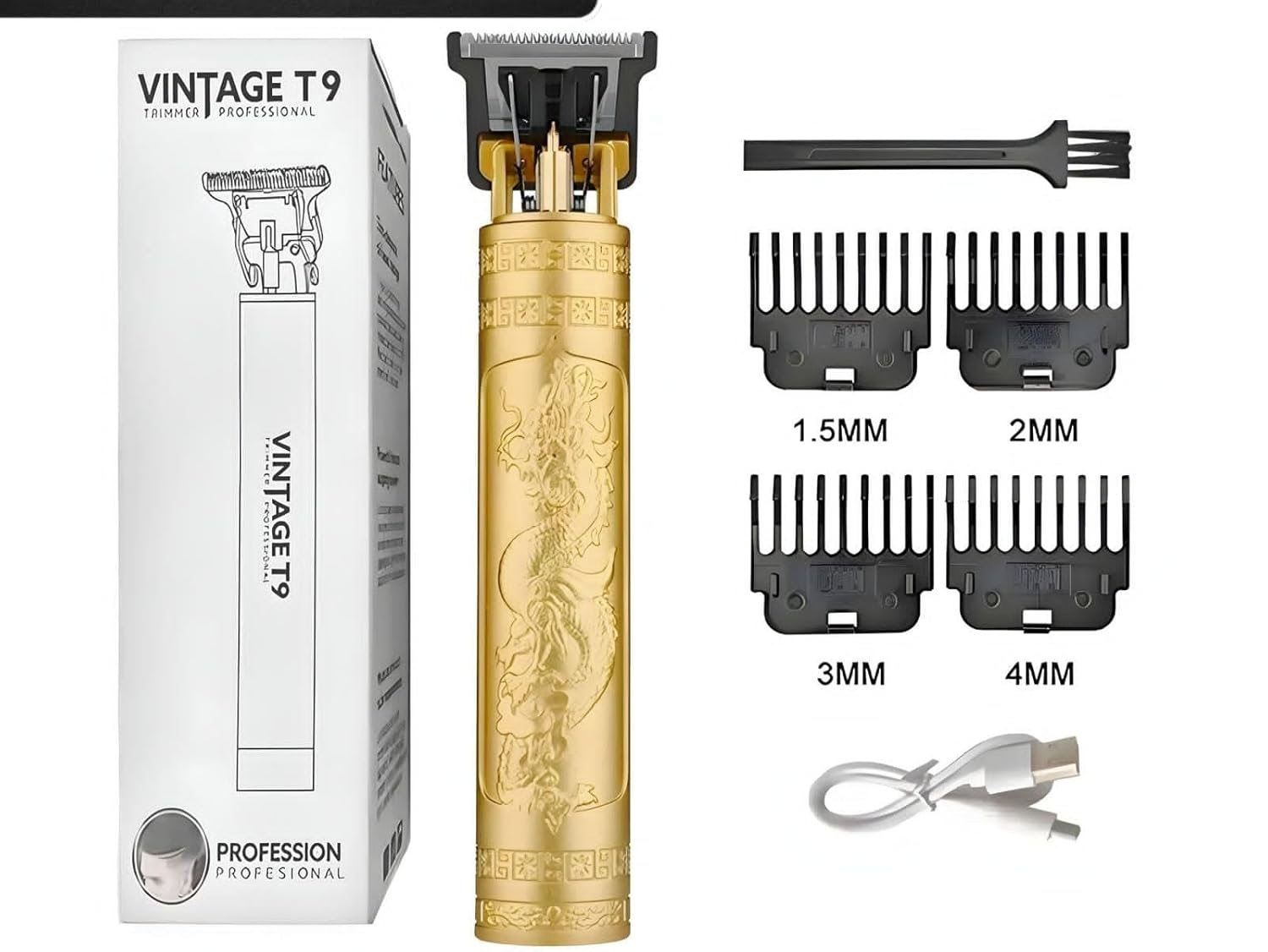Vintage T9 Professional Hair Trimmer Gold