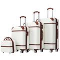 Hardshell Luggage Sets 4 Pieces 20'+24'+28' Luggages and Cosmetic Case