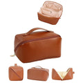 Large Waterproof Travel Cosmetic Bag with Divider
