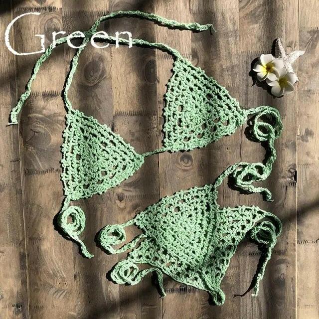 Lulu Crochet Micro Bikini