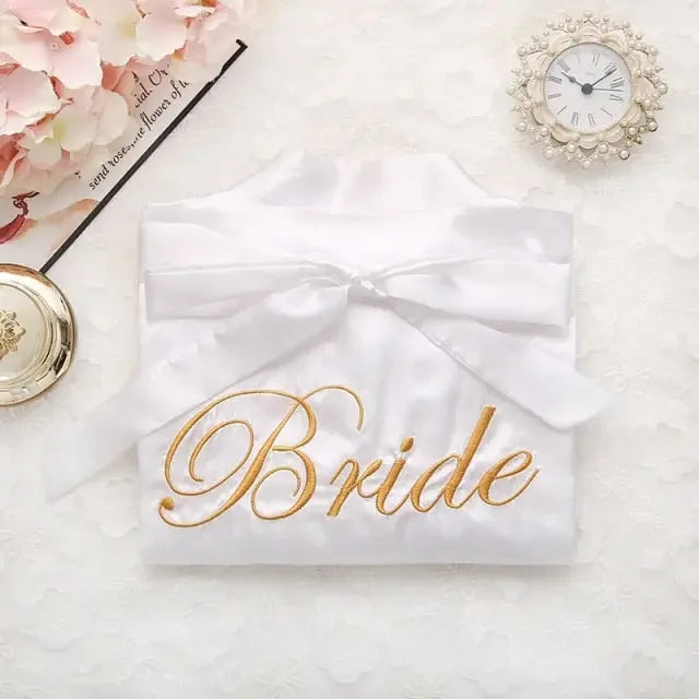 Satin Bride Or Bridesmaid Robe