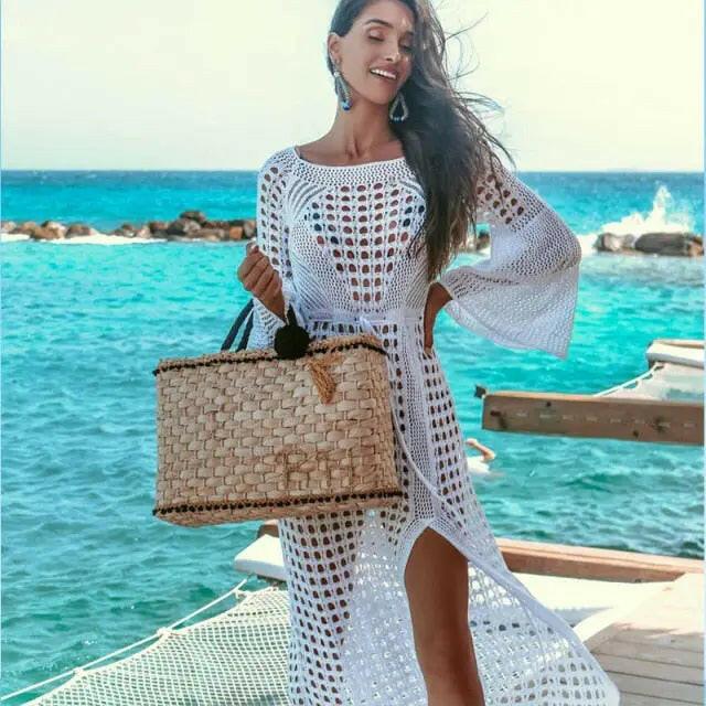 Crochet Knitted Beach Dress