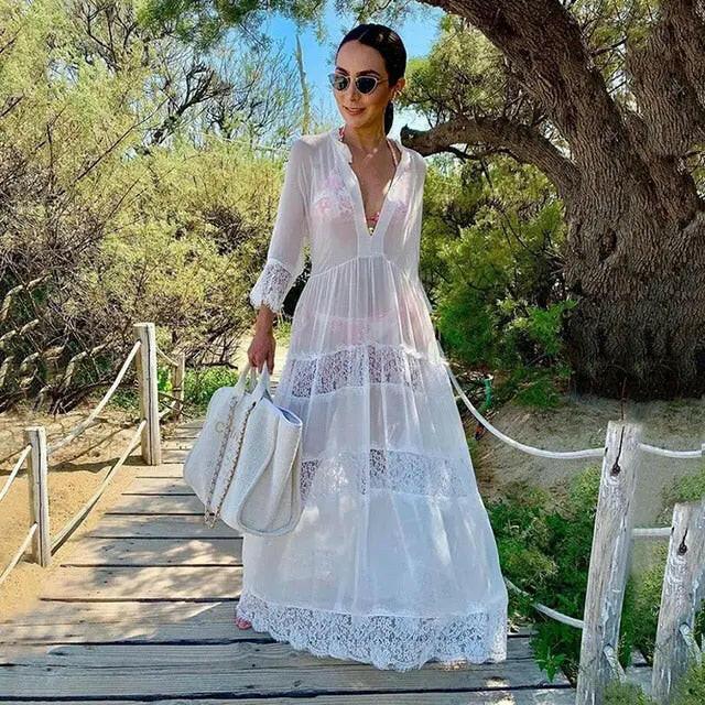 Crochet Knitted Beach Dress