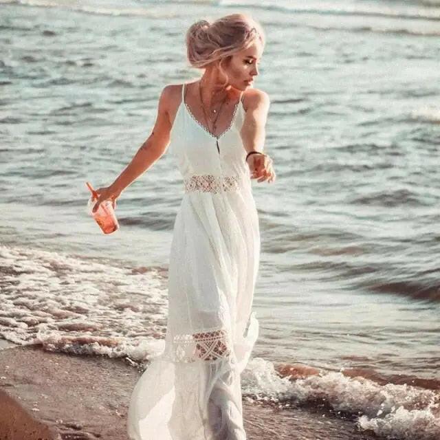 Crochet Knitted Beach Dress