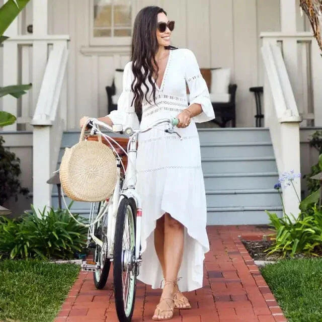 Crochet Knitted Beach Dress
