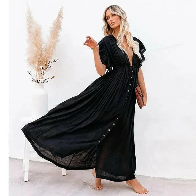 Crochet Knitted Beach Dress